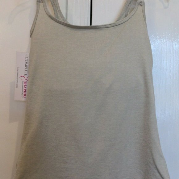 Mastectomy Camisole with Integrated Prosthetics, Small w B Cup, New, Oat, NWT - Picture 5 of 7